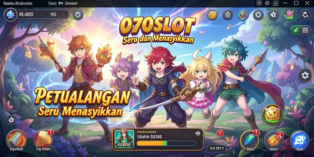 Gameplay seru 070SLOT dengan karakter Anime yang menarik.