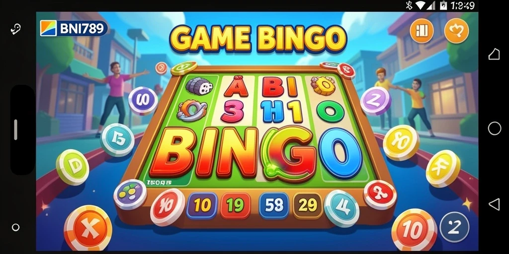 Screenshot gameplay Bingo dari BNI789 yang seru dan interaktif.