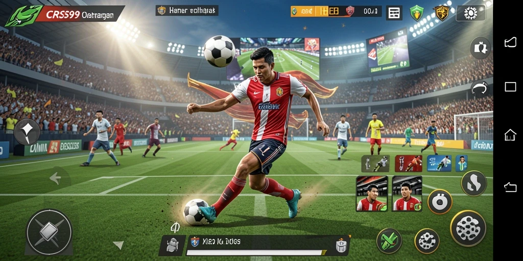 Tampilkan gameplay seru dari game olahraga CRS99.