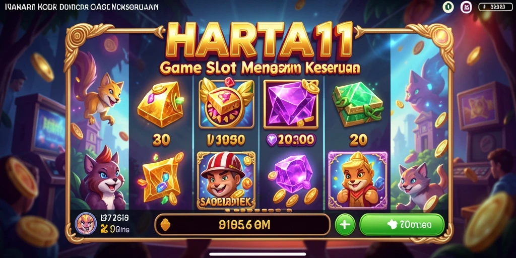 Screenshot utama HARTA11 menampilkan gameplay Slot yang seru dan menarik.
