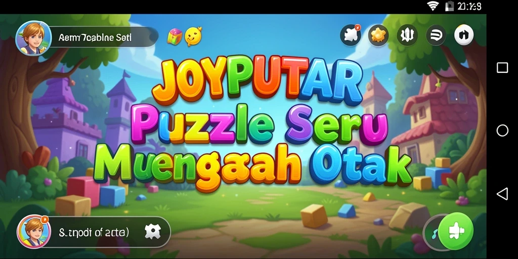 Tampilan gameplay JOYPUTAR yang seru dan menantang.