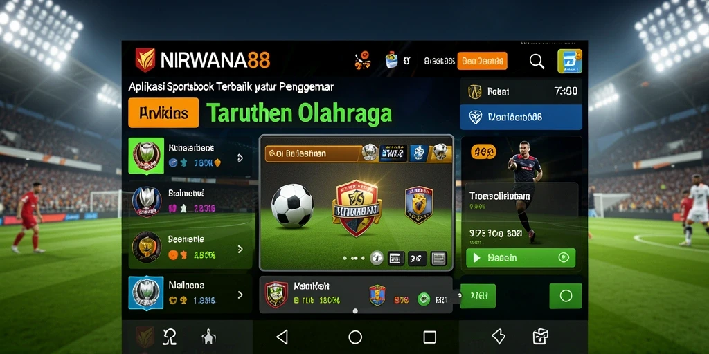 Tampilan antarmuka NIRWANA88 saat melakukan taruhan olahraga.