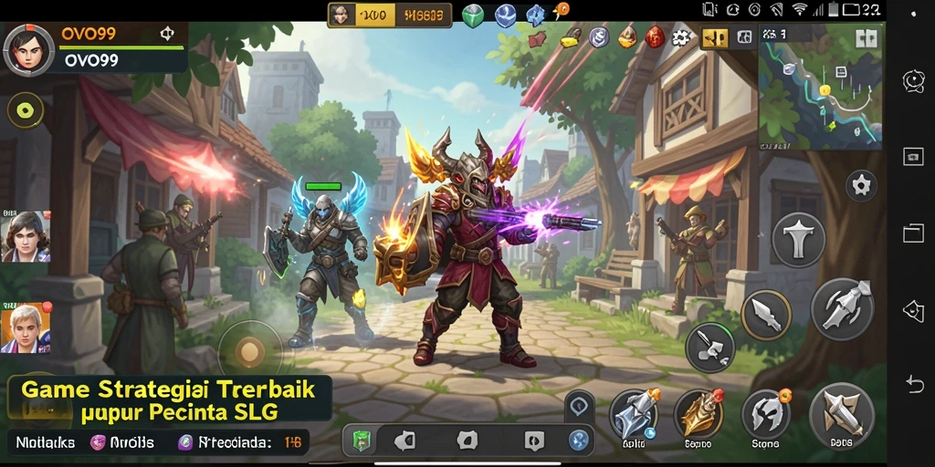 Tampilan gameplay OVO99 dengan strategi menegangkan dan kolaborasi antar pemain.