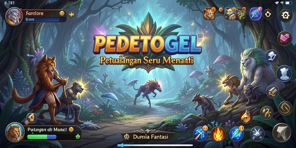 Tampilan gameplay seru dari PEDETOGEL dengan petualangan yang menakjubkan.