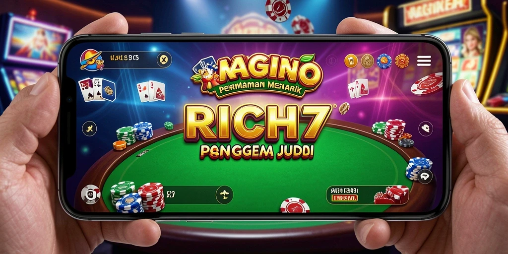 Tampilan menarik dari gameplay RICH7 yang mendebarkan.